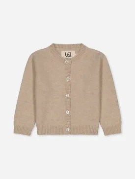 BABY CARDIGAN BEIGE <br> - TO PERSONALIZE -
