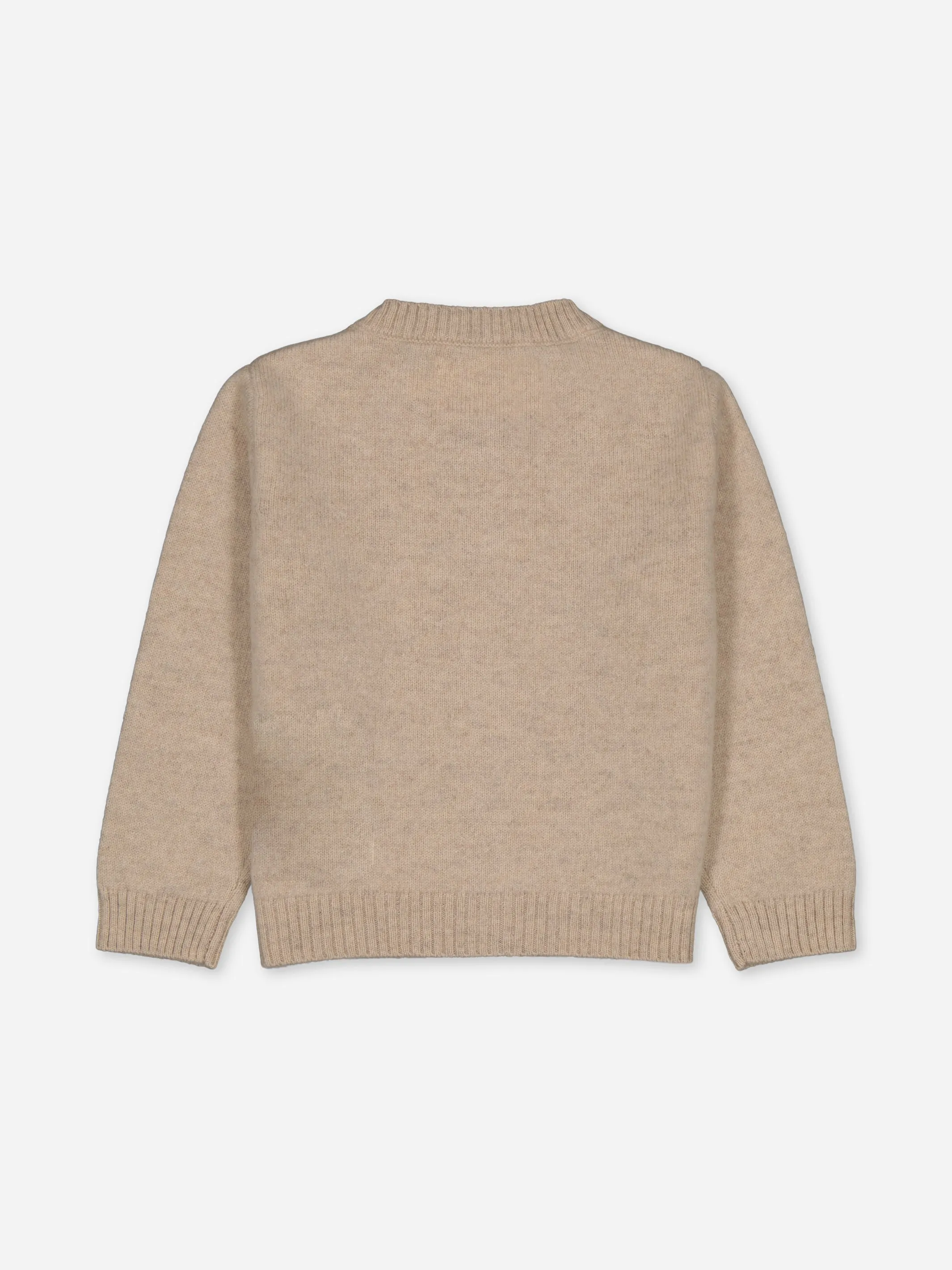 BABY CARDIGAN BEIGE <br> - TO PERSONALIZE -
