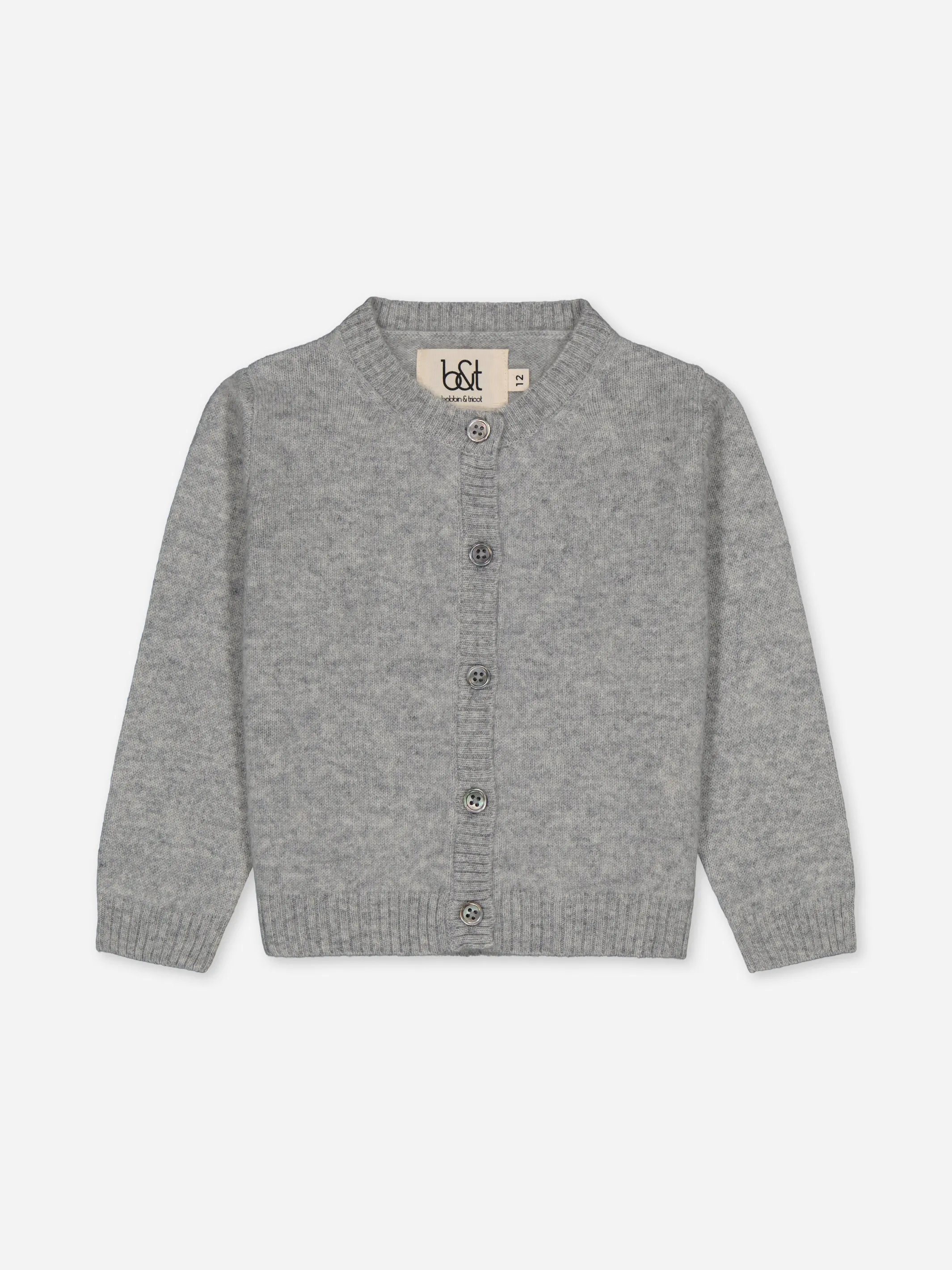 BABY CARDIGAN GREY