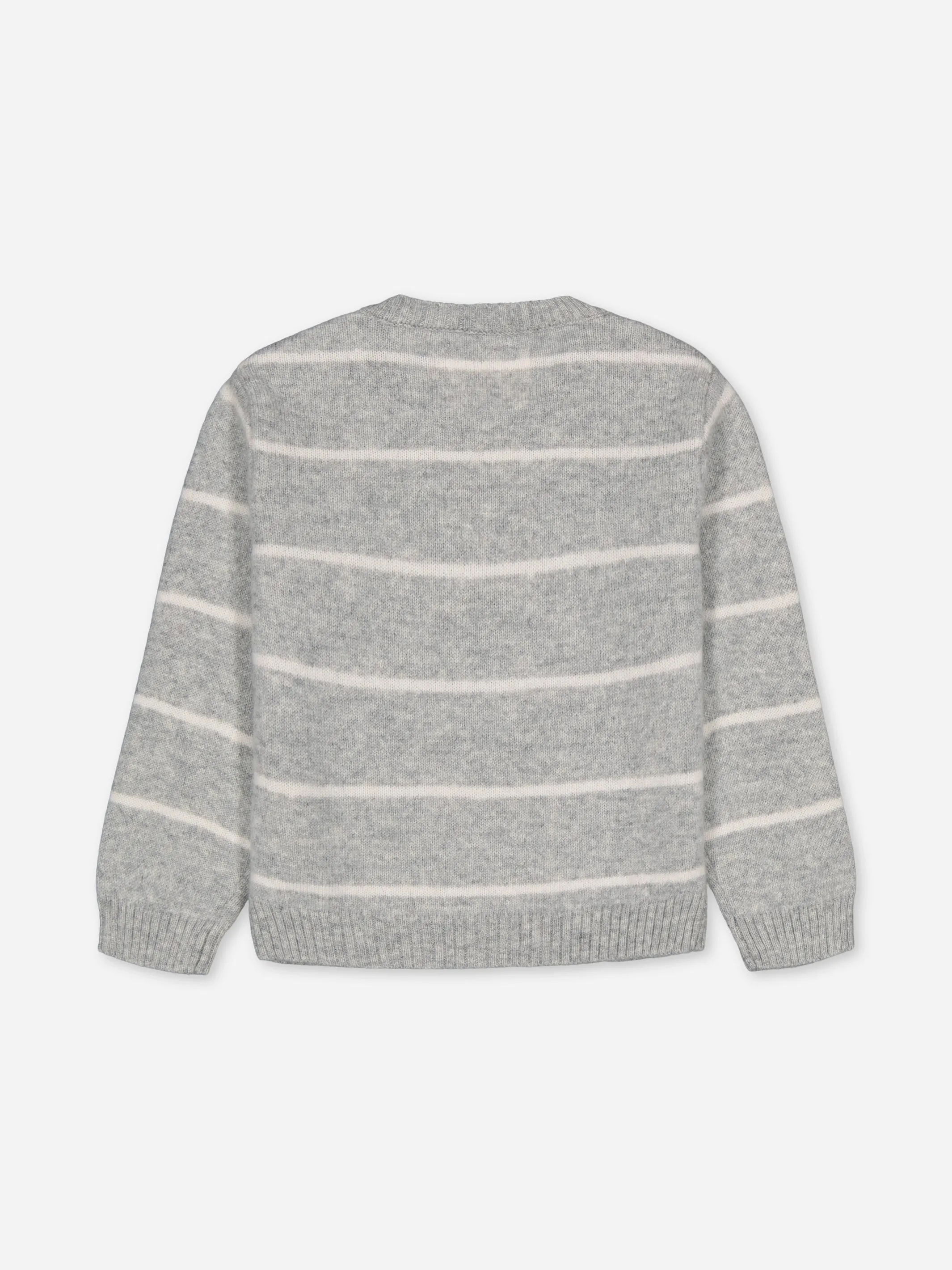 BABY SWEATER STRIPES GREY