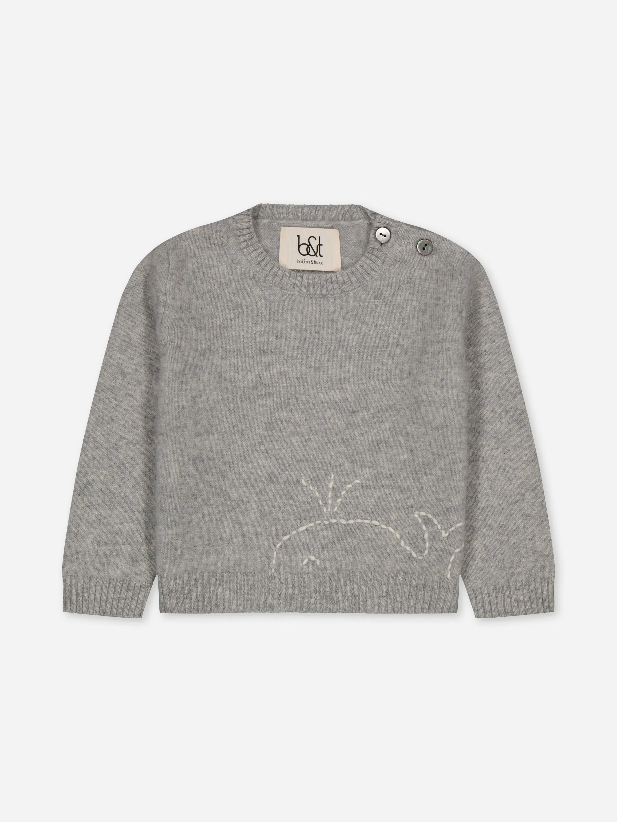 BABY SWEATER - WHALE