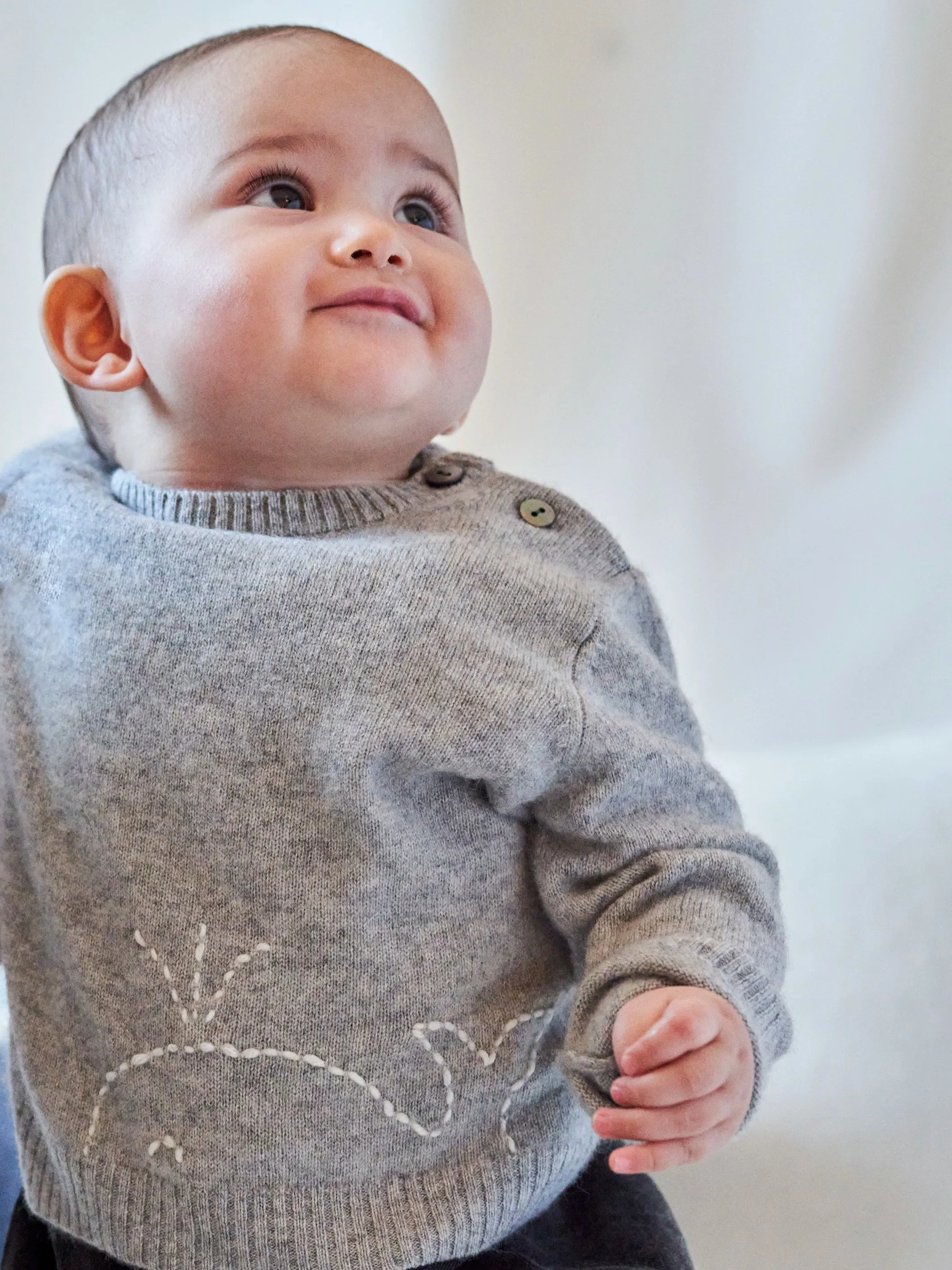 BABY SWEATER - WHALE