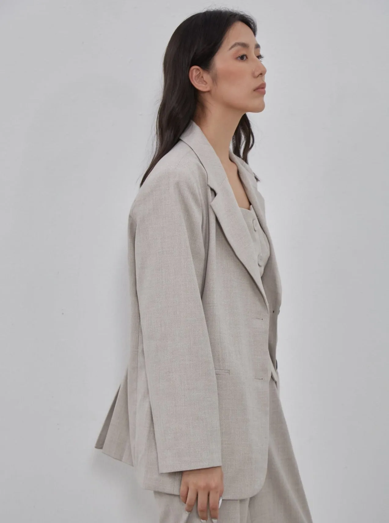 'Bergdorf' Linen Blazer