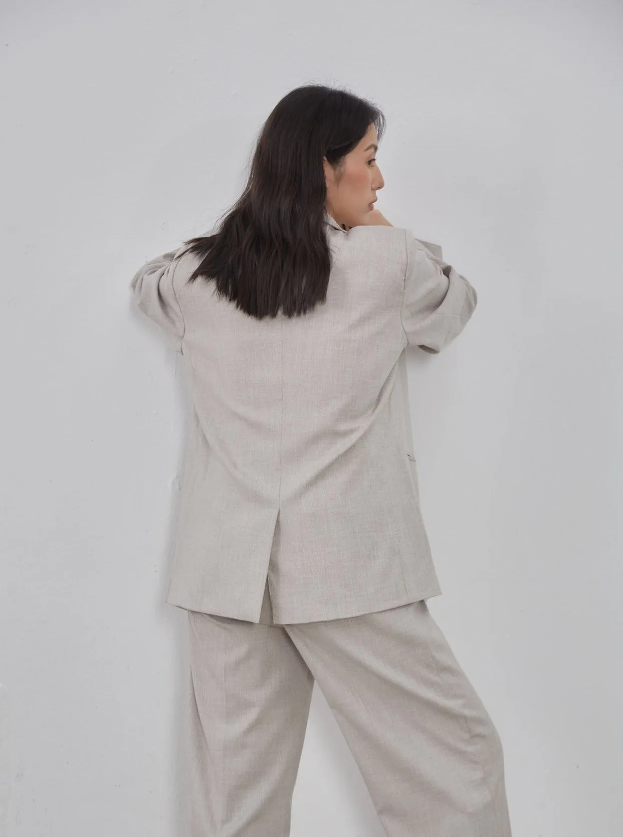 'Bergdorf' Linen Blazer