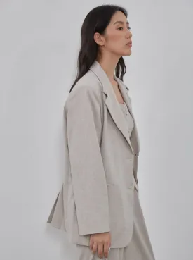 'Bergdorf' Linen Blazer