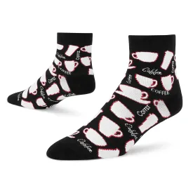 Black Coffee Ankle Length Socks For Men & Women