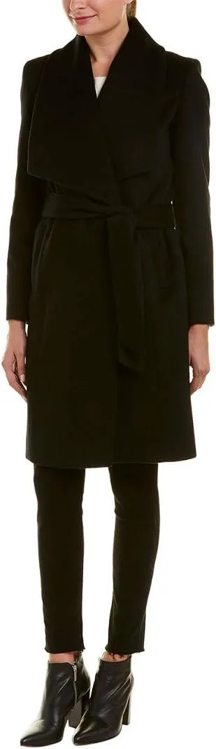 Cole Haan womens Belted Wool Classically Elegant Coat for Year-round Style (Standard and Plus Size
