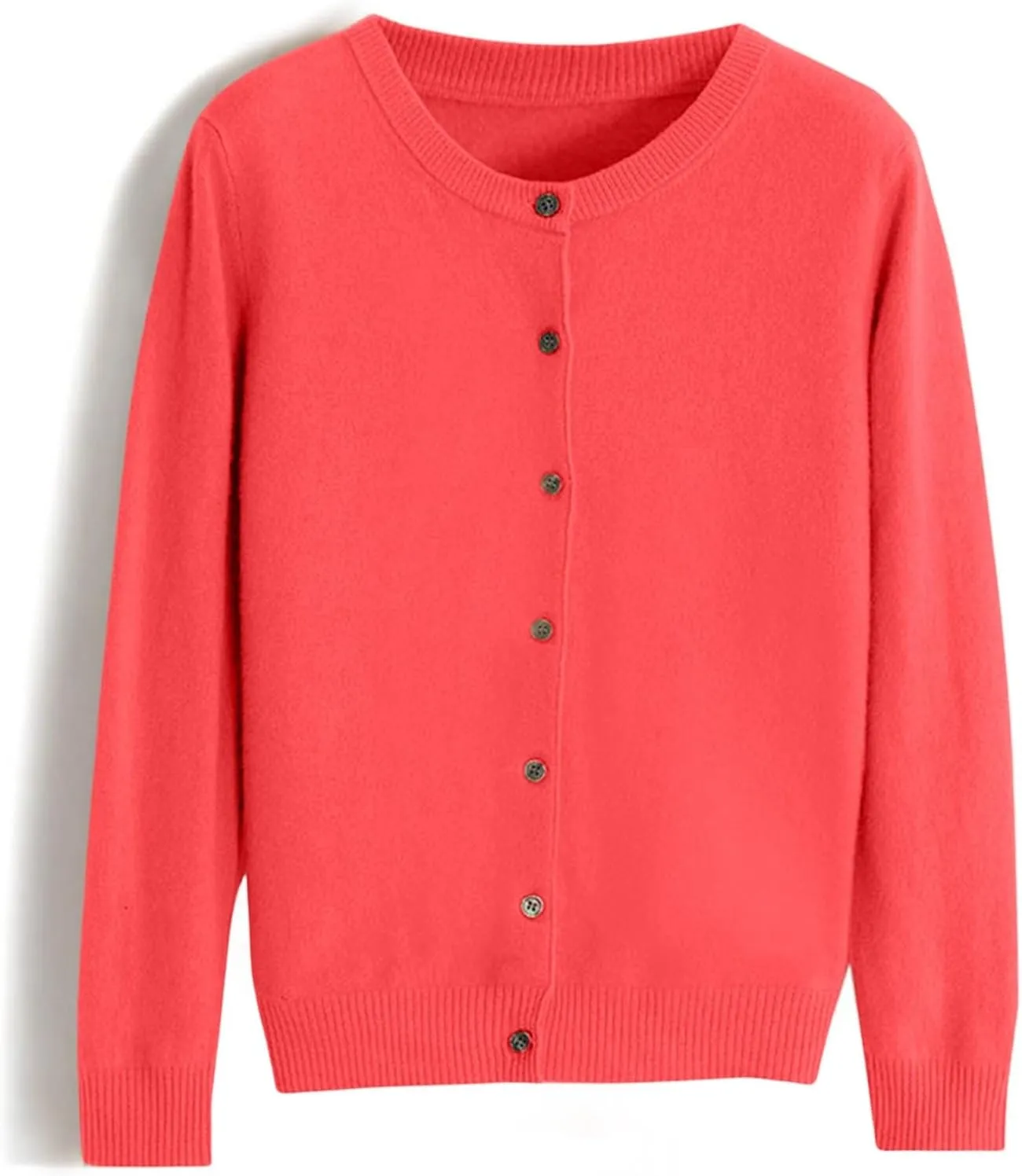 Cute Cardigan Sweater for Women 2025 Lightweight Knitted Sweater Coat Fall Winter Merino Wool Cropped Jumper Top