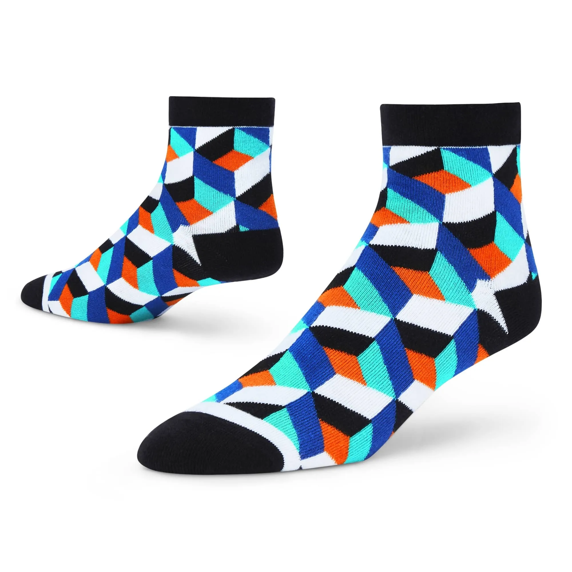 Fresh Designs Ankle Socks - 4 Pairs for Modern Looks