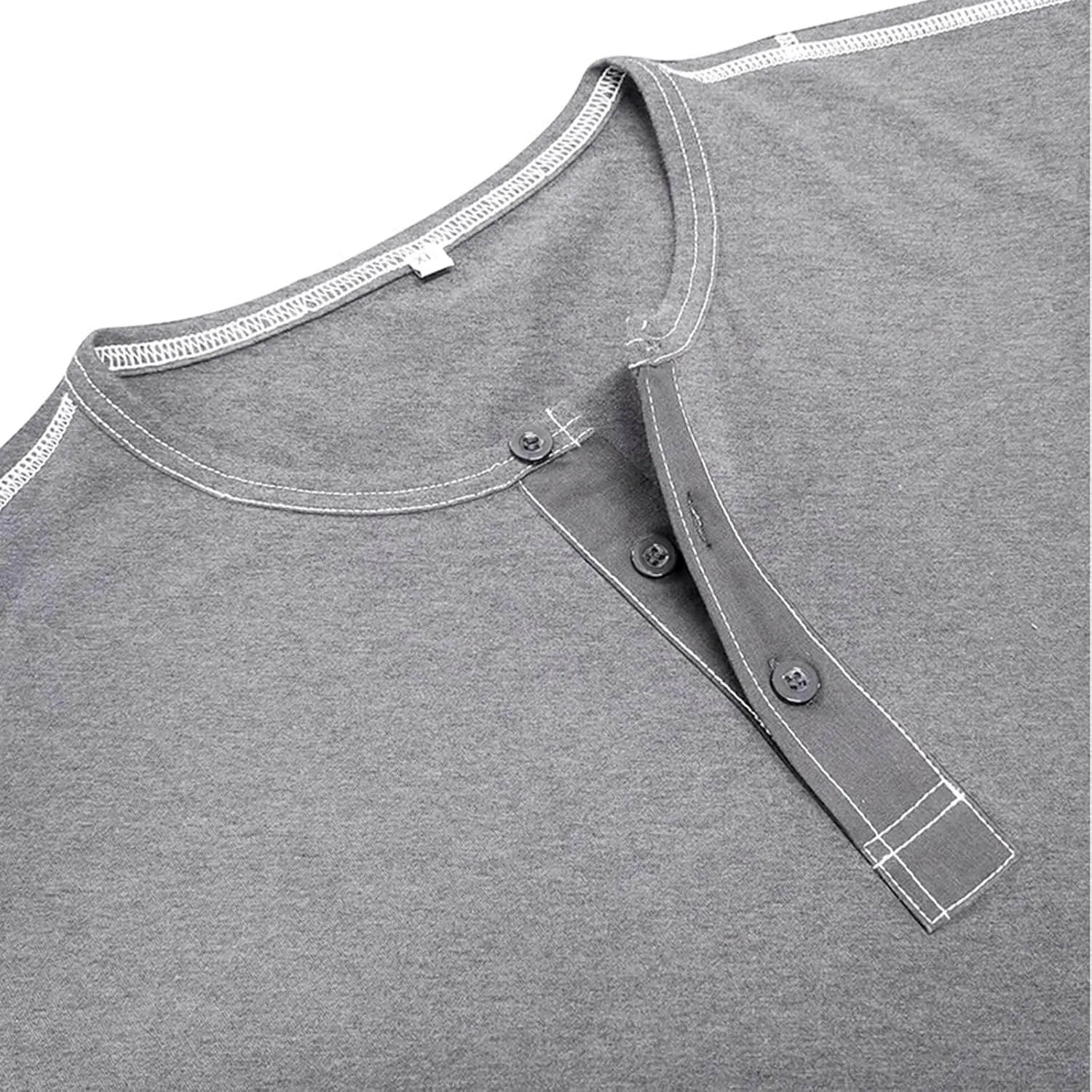 Henley Shirts for Men Casual Button Down Shirts Big and Tall Long Sleeve Shirts Trendy Spring Tops