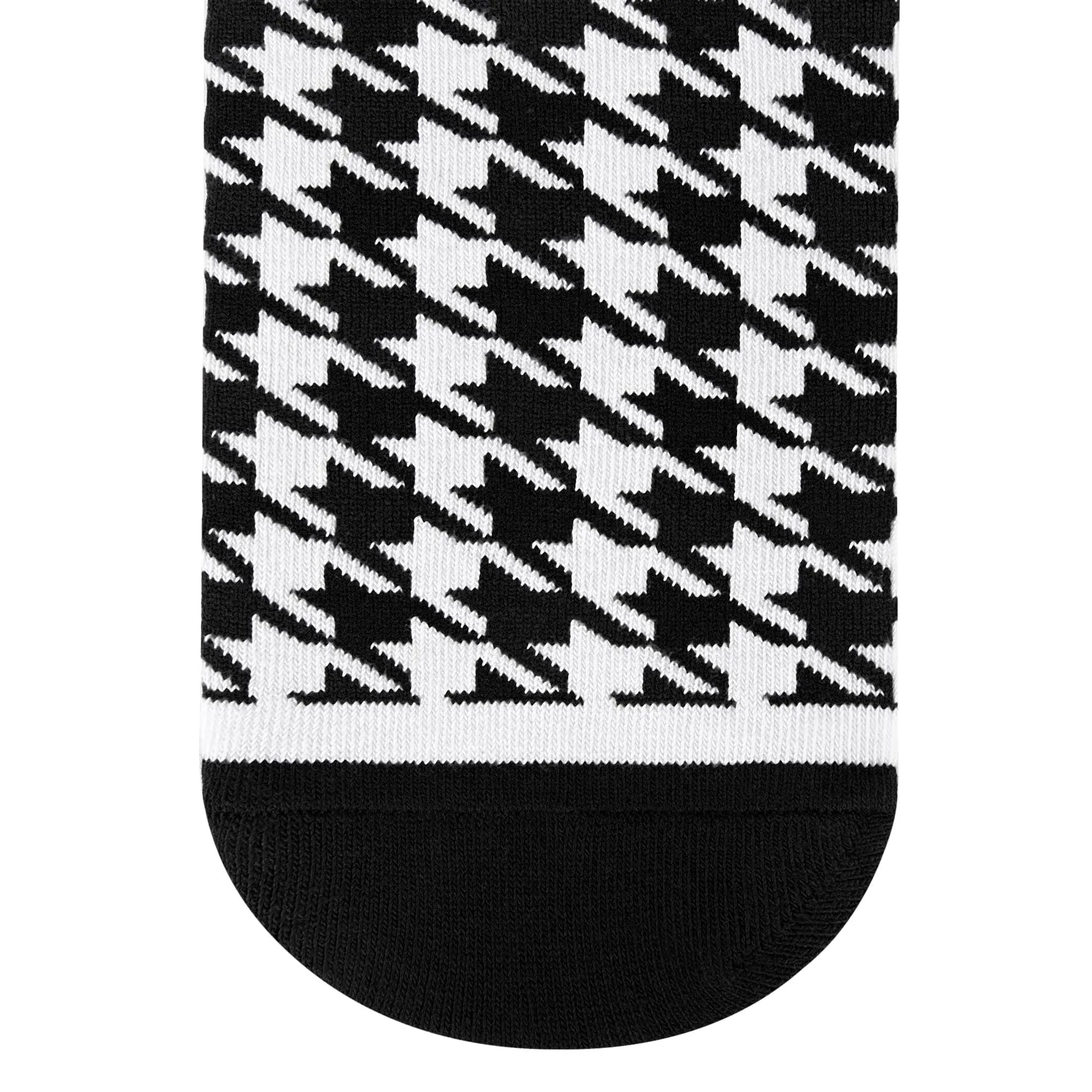 Houndstooth Unisex Low Ankle Length Socks