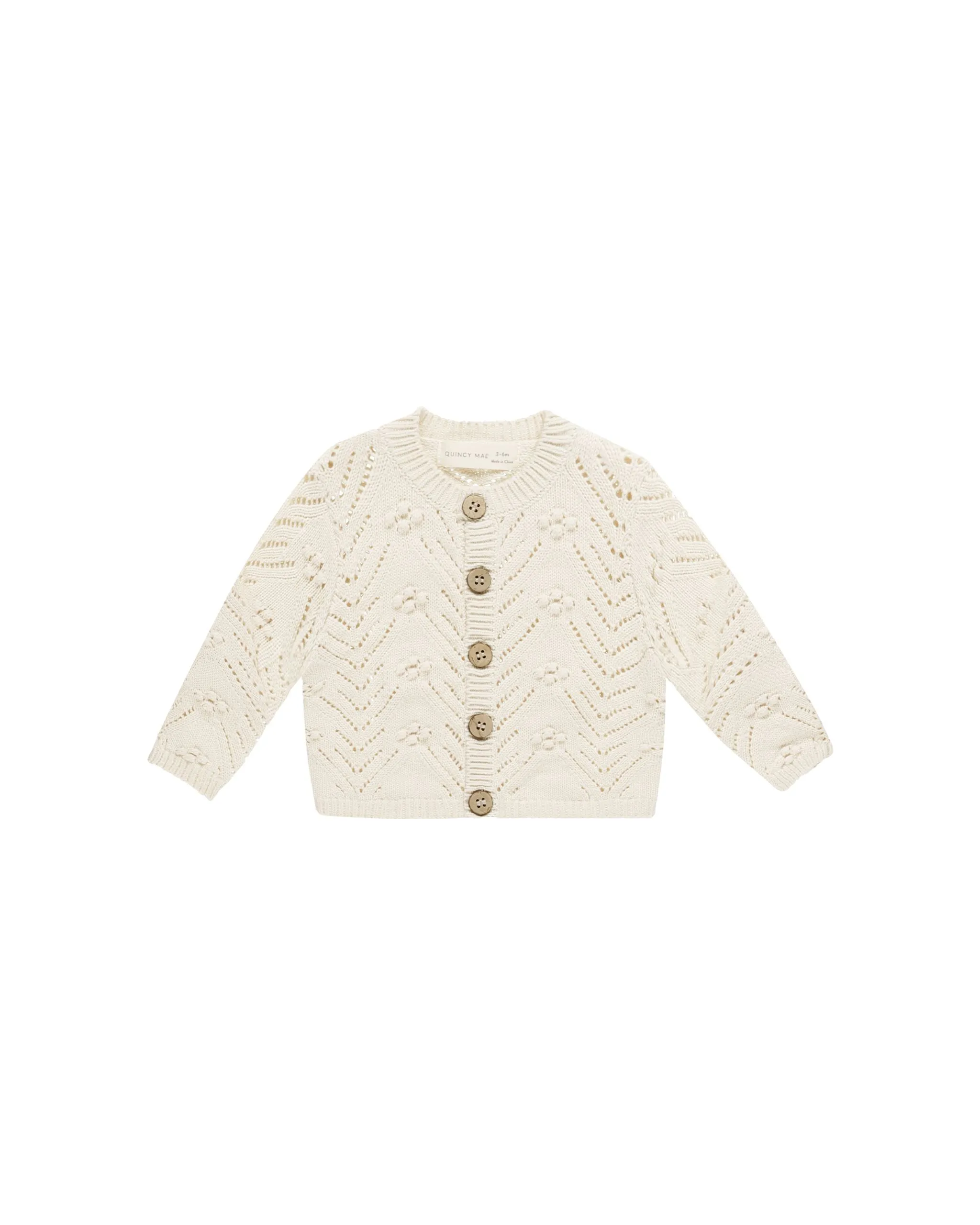 Knit Cardigan in Natural
