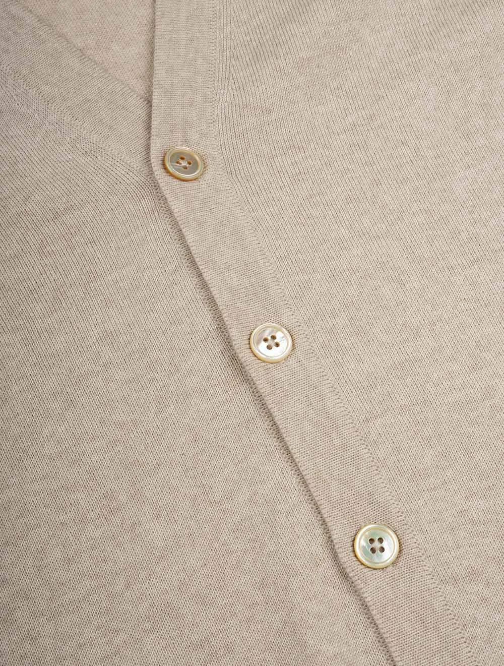 Knitted Cardigan Merino Beige