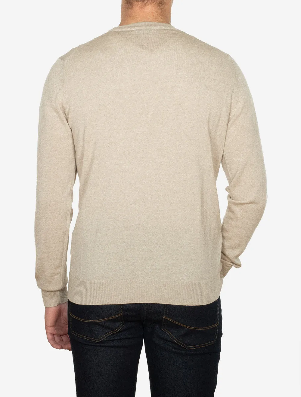 Knitted Cardigan Merino Beige