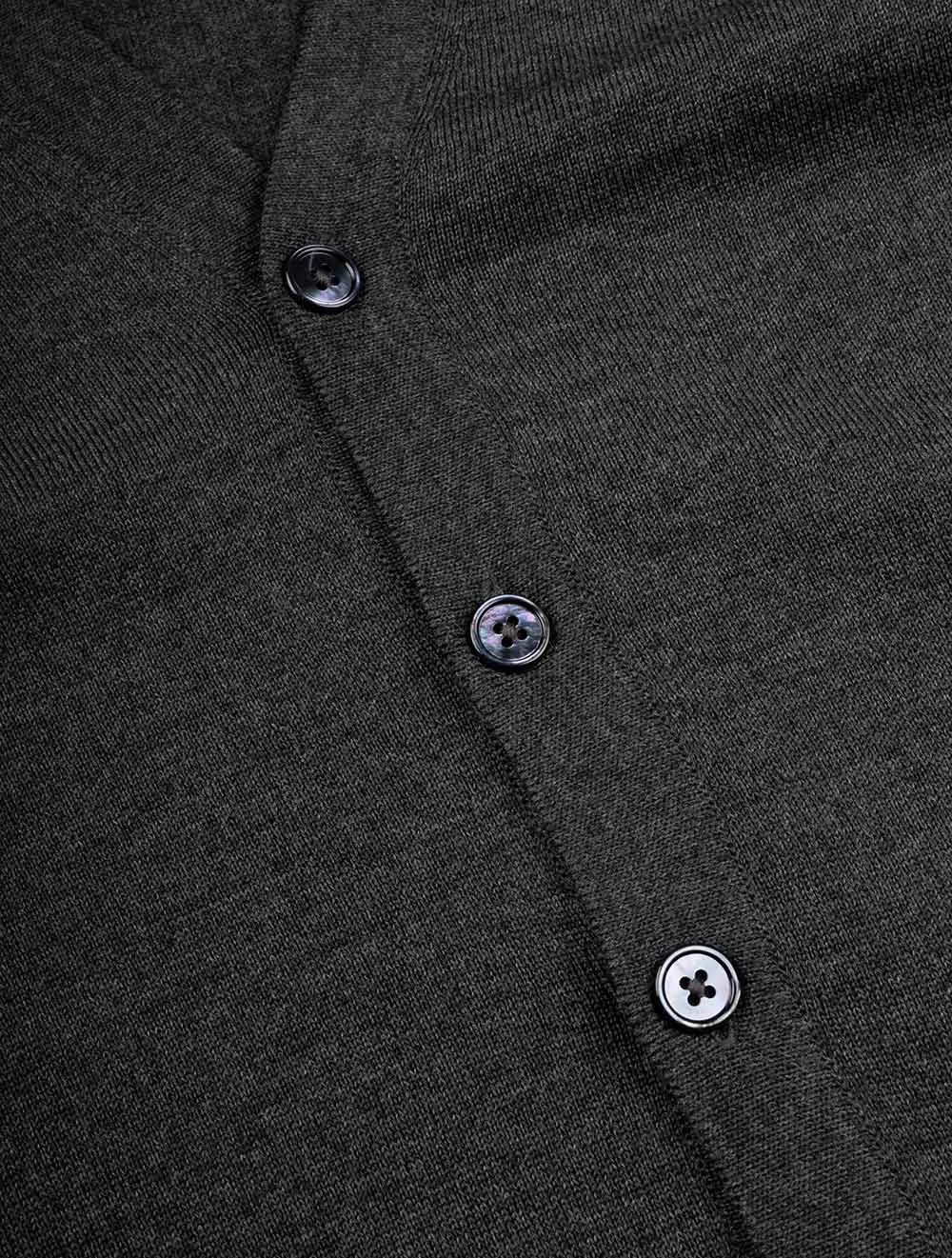 Knitted Cardigan Merino Grey