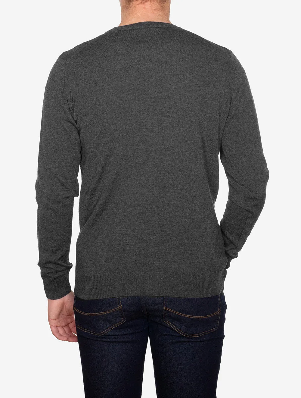 Knitted Cardigan Merino Grey