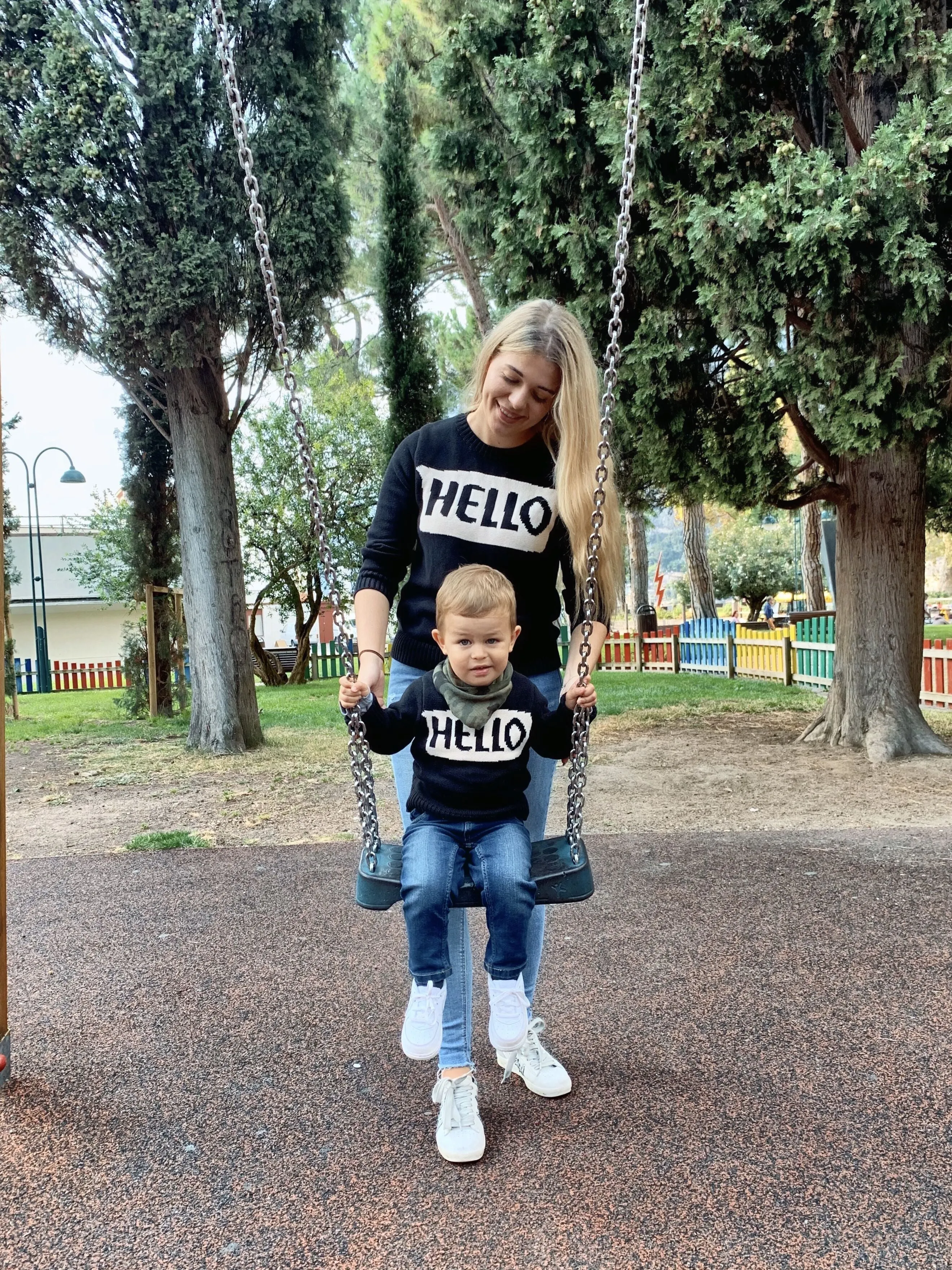 Knitted Pullover Top Babies Toddlers Boys Girls Mothers Sweater