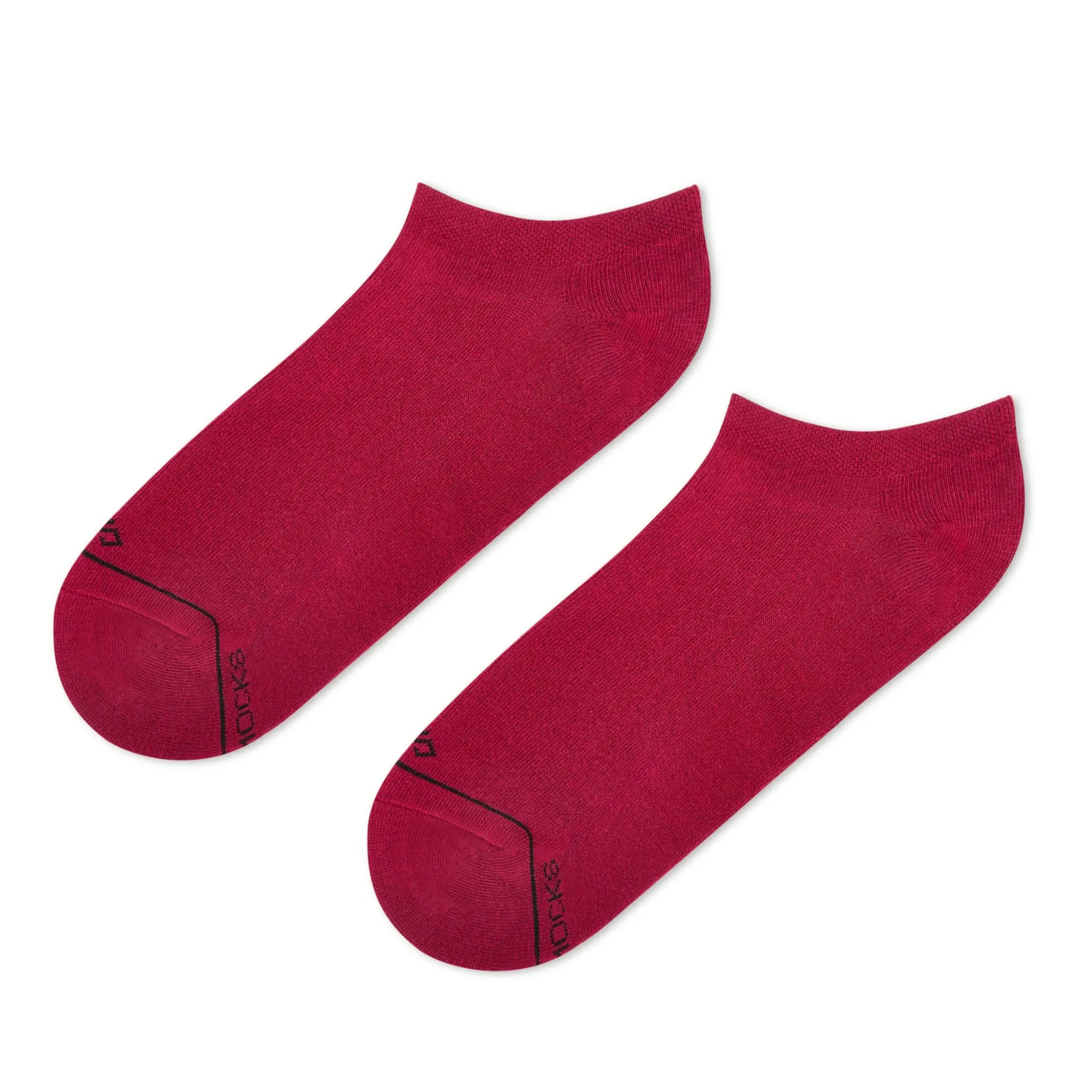 Maroon Unisex Low Ankle Length Socks