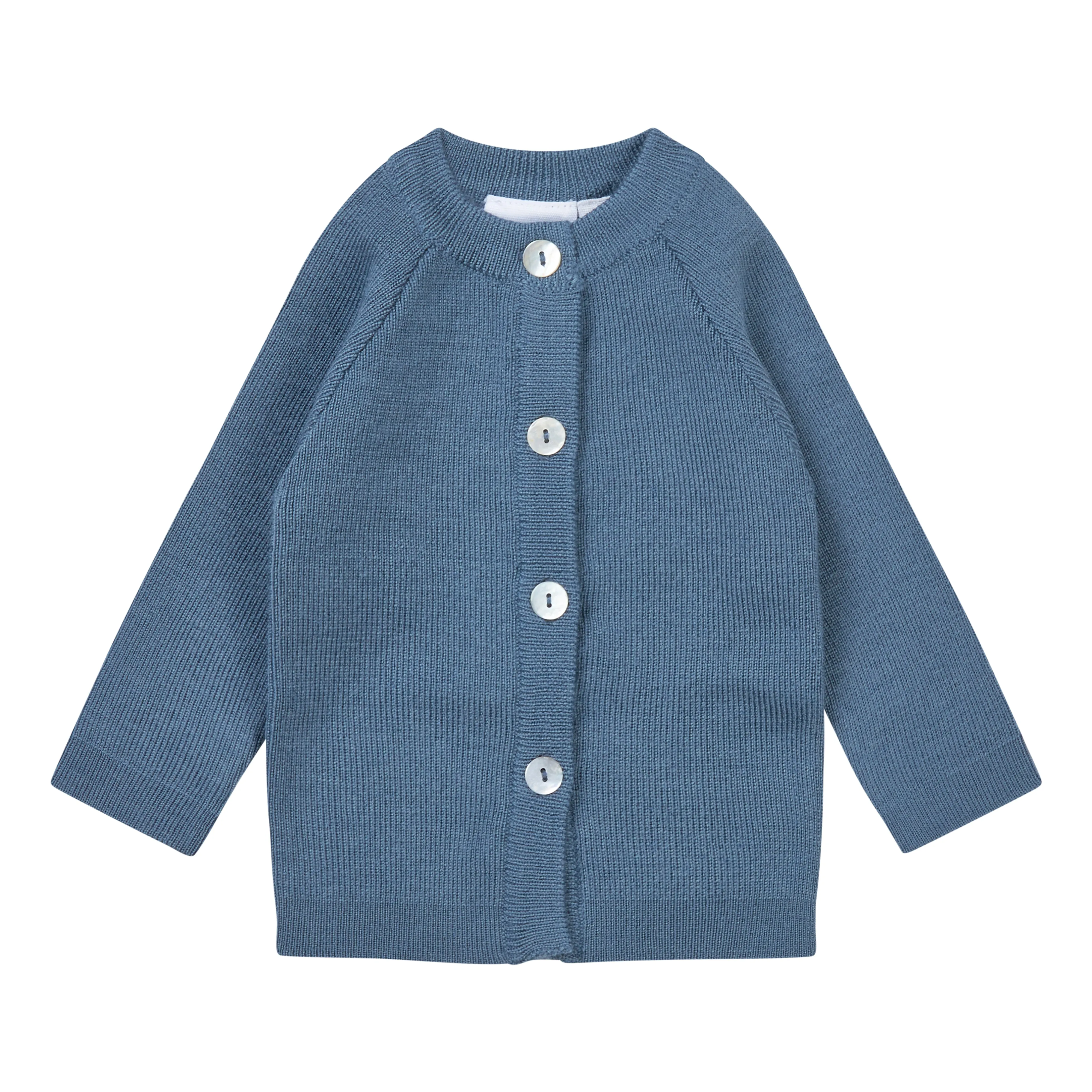Merino Wool Kaya Cardigan, Stone