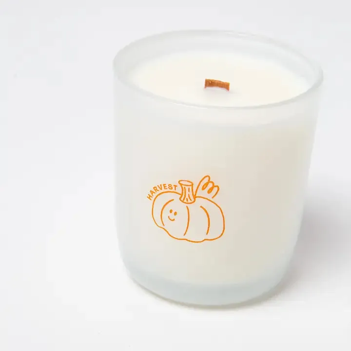milk jar candle- harvest