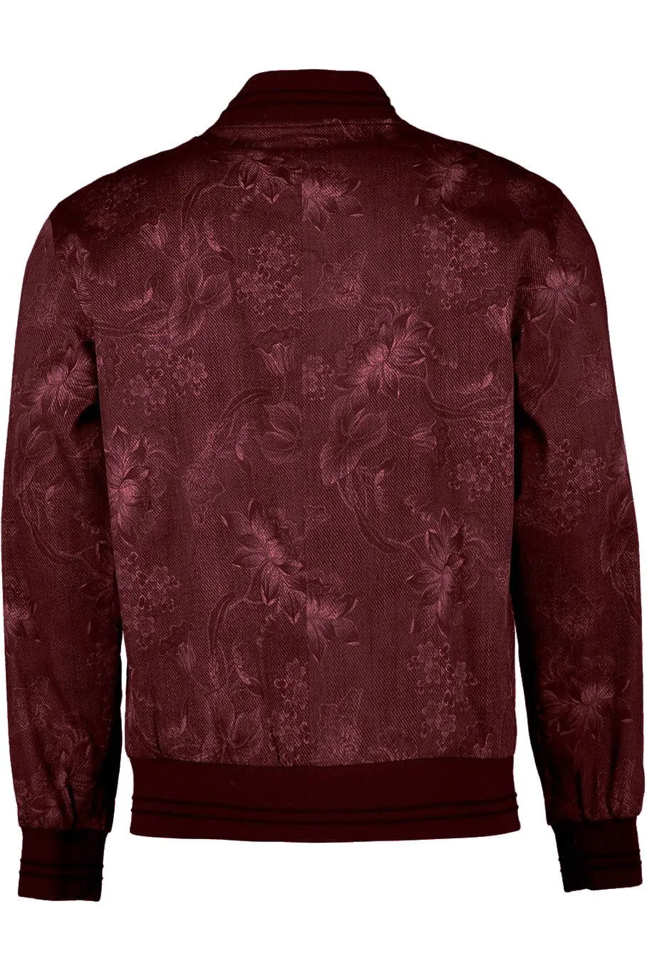 Pierre Button Blazer - Burgundy