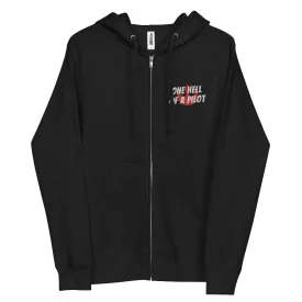 Poe One Hell of a Pilot Premium Zip Up Hoodie