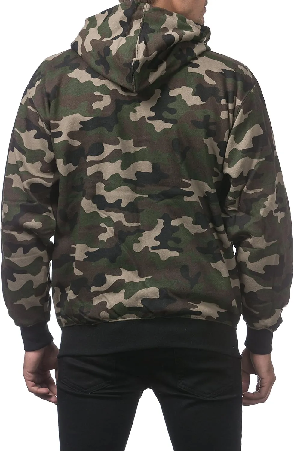 Pro Club Men's Heavyweight Full Zip Fleece Hoodie