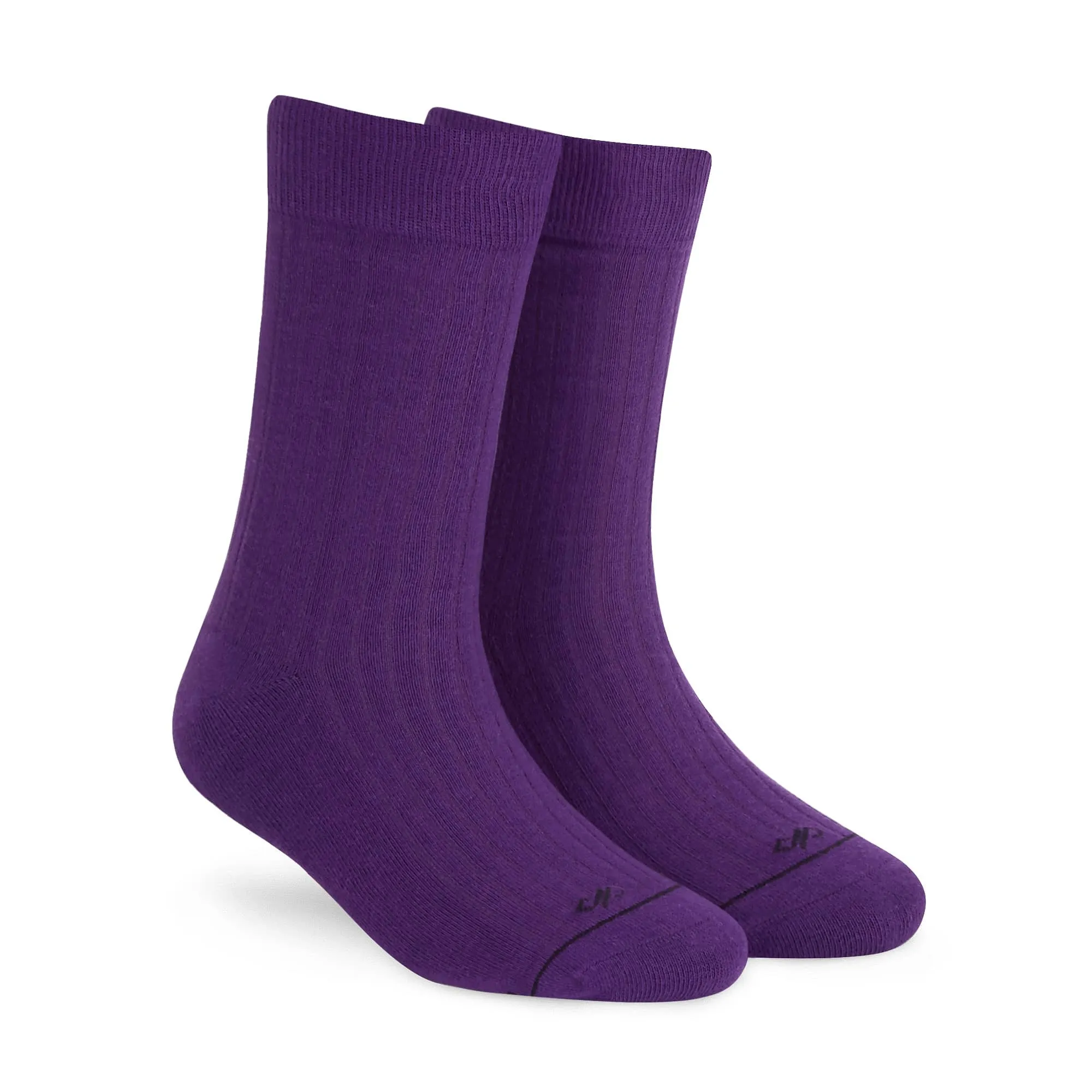 Soft Cotton Unisex Crew Socks - Set of 3 Pairs for Everyday Ease