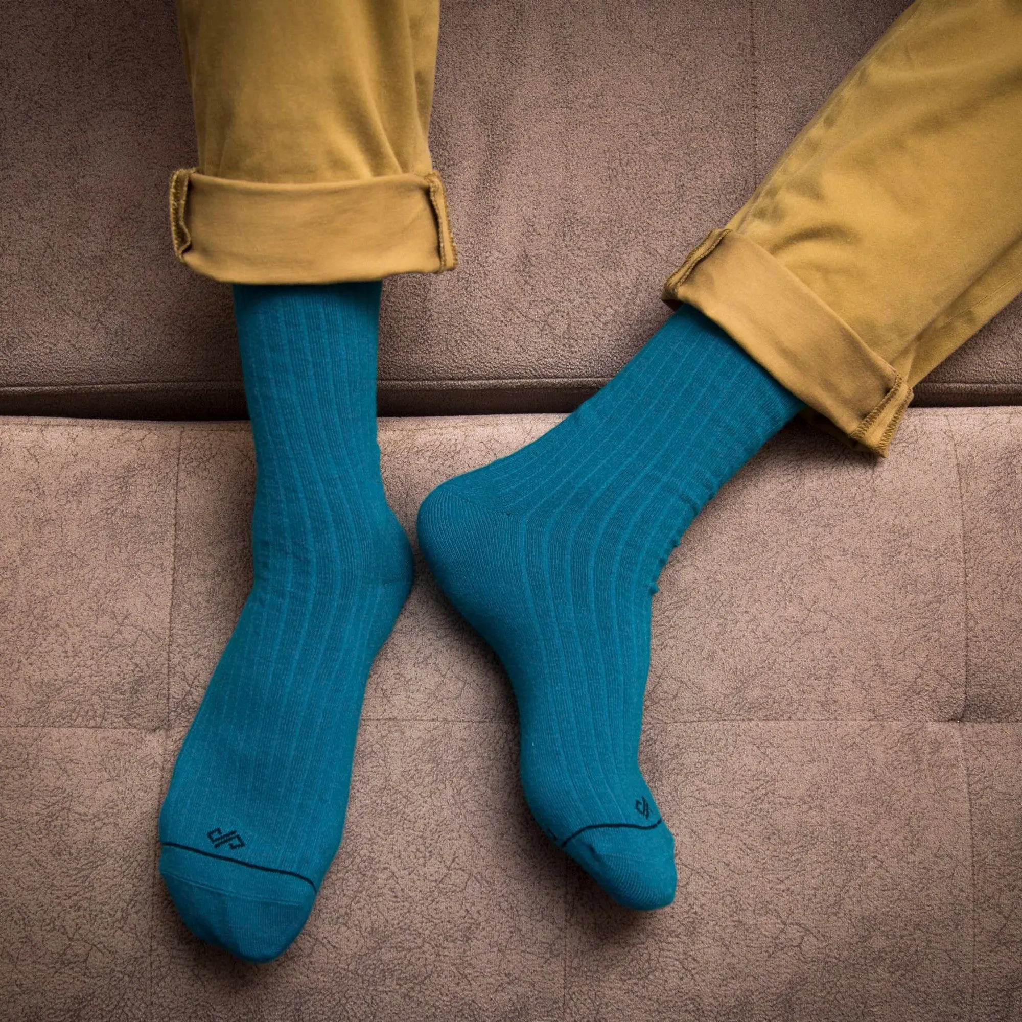 Soft Cotton Unisex Crew Socks - Set of 3 Pairs for Everyday Ease