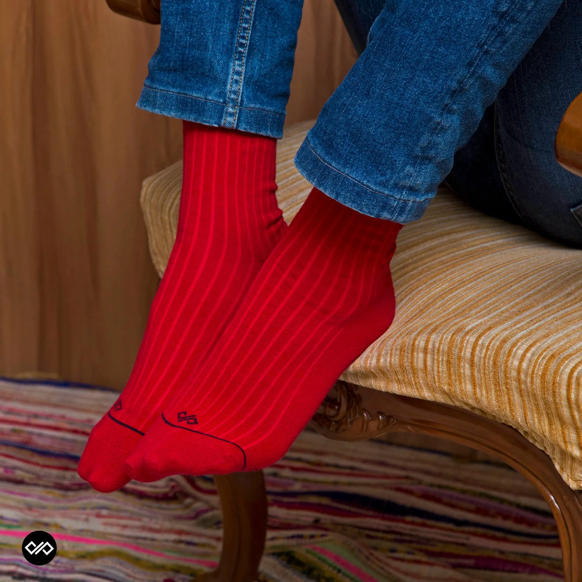 Soft Cotton Unisex Crew Socks - Set of 3 Pairs for Everyday Ease