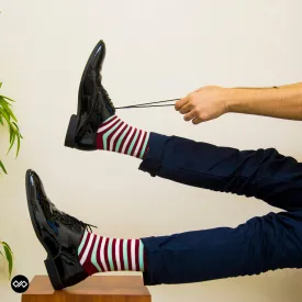 Stripes 3.0 Unisex Crew Length Socks