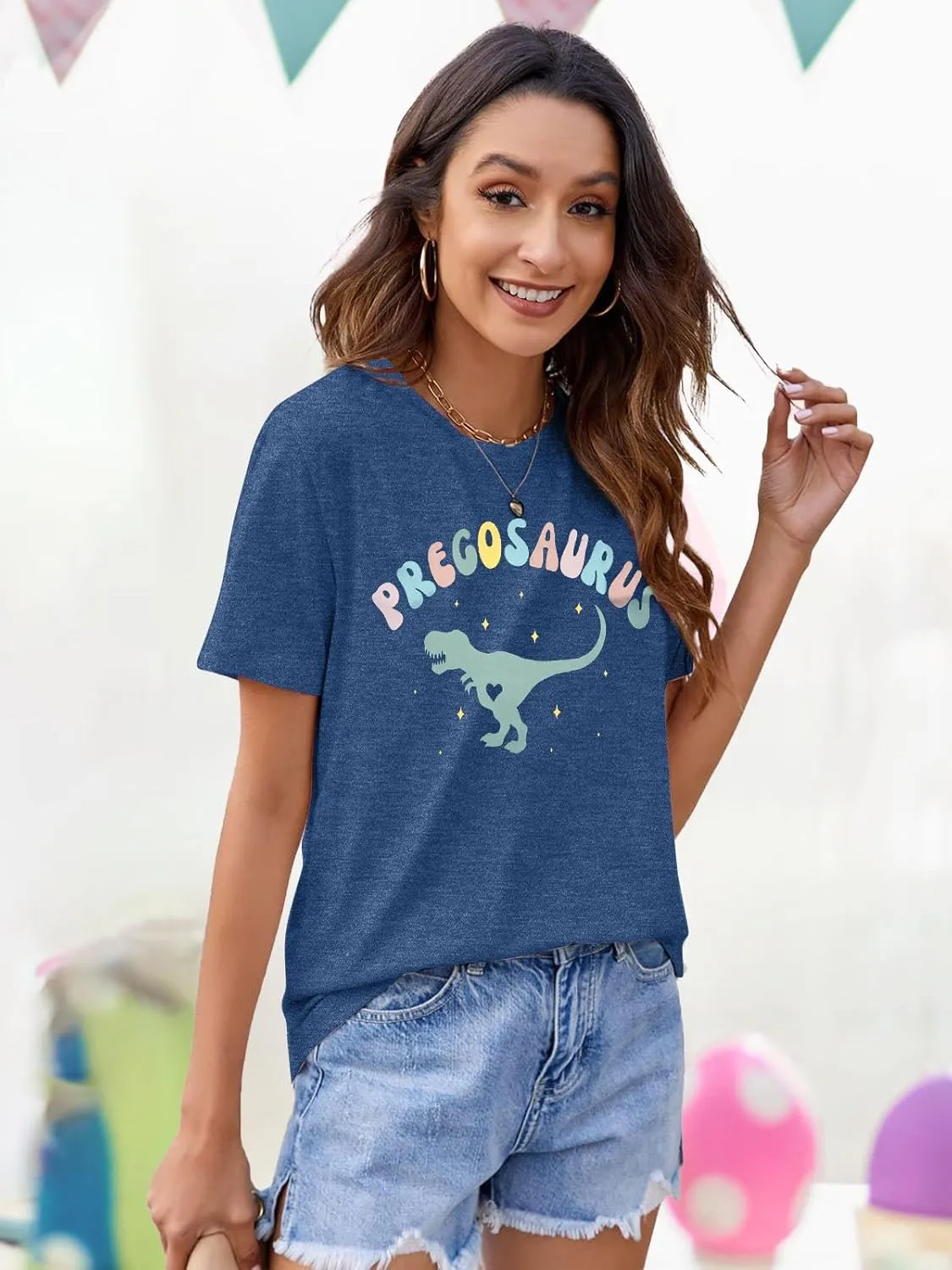 Sun's Out Bumps Out Shirt Women Maternity Pregnancy Funny Saying T-Shirt Summer Short Sleeve Casual Tops Tees