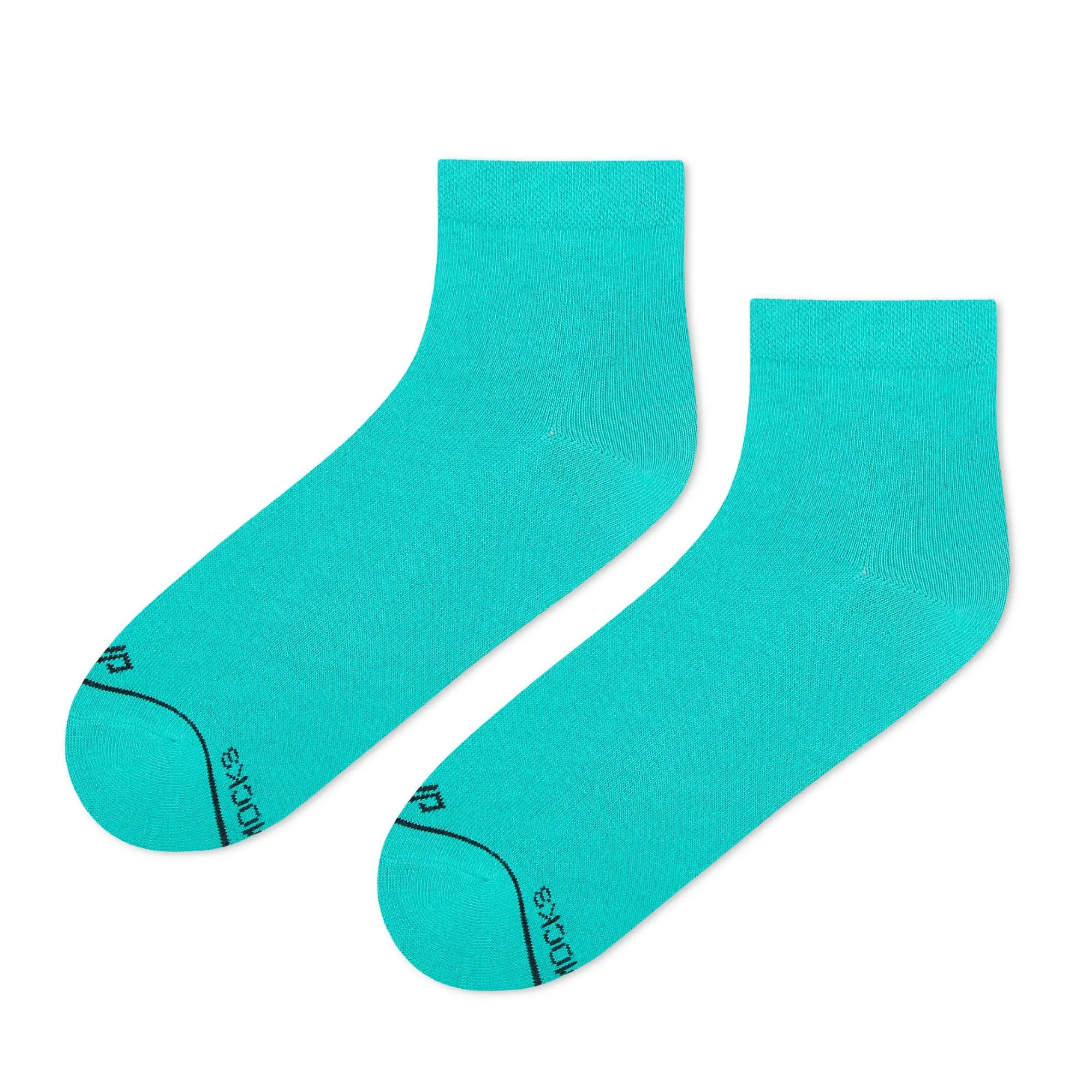 Turquoise Unisex Ankle Length Socks