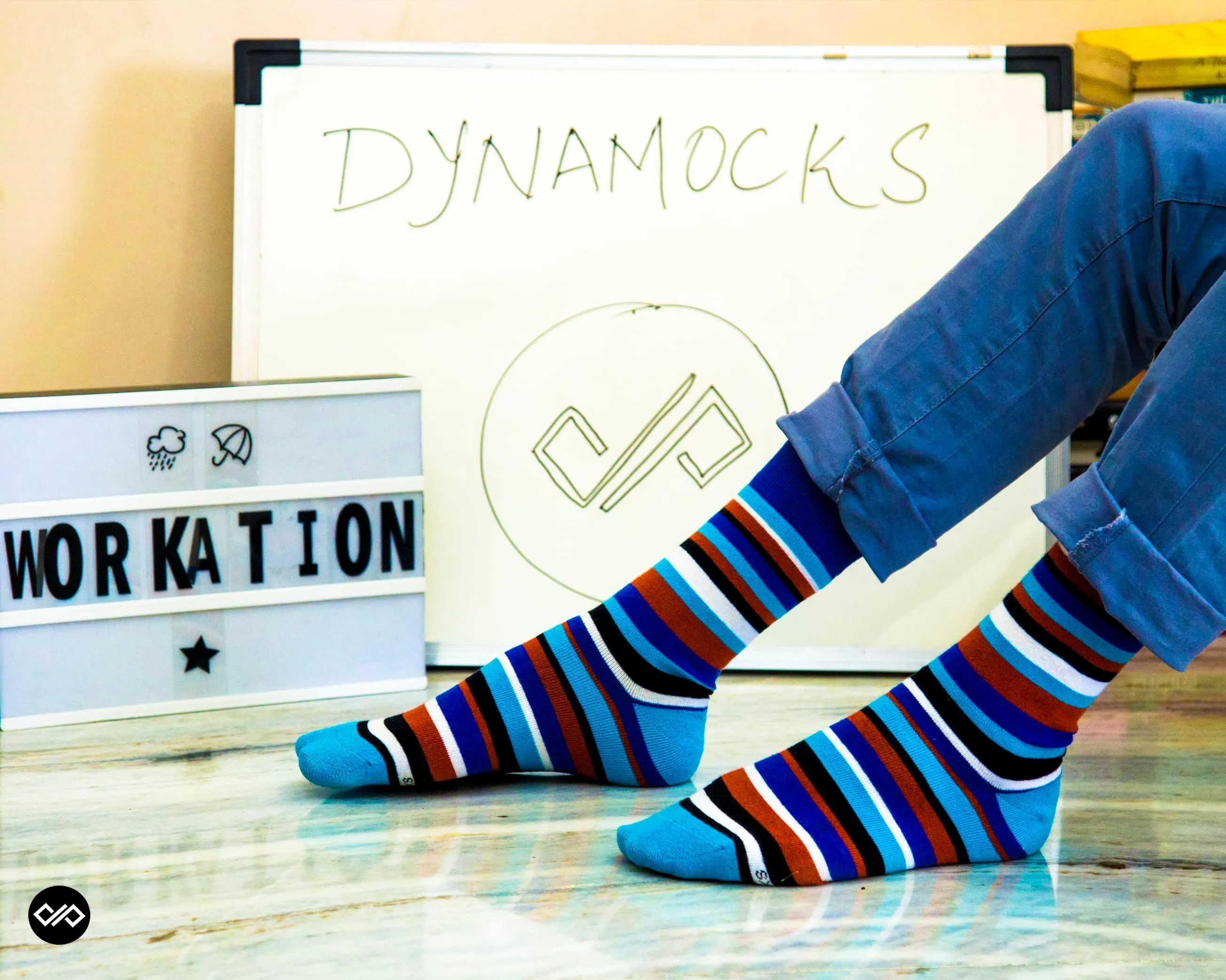 Unisex Crew Socks - Pack of 3: Modern Stripes for All Seasons