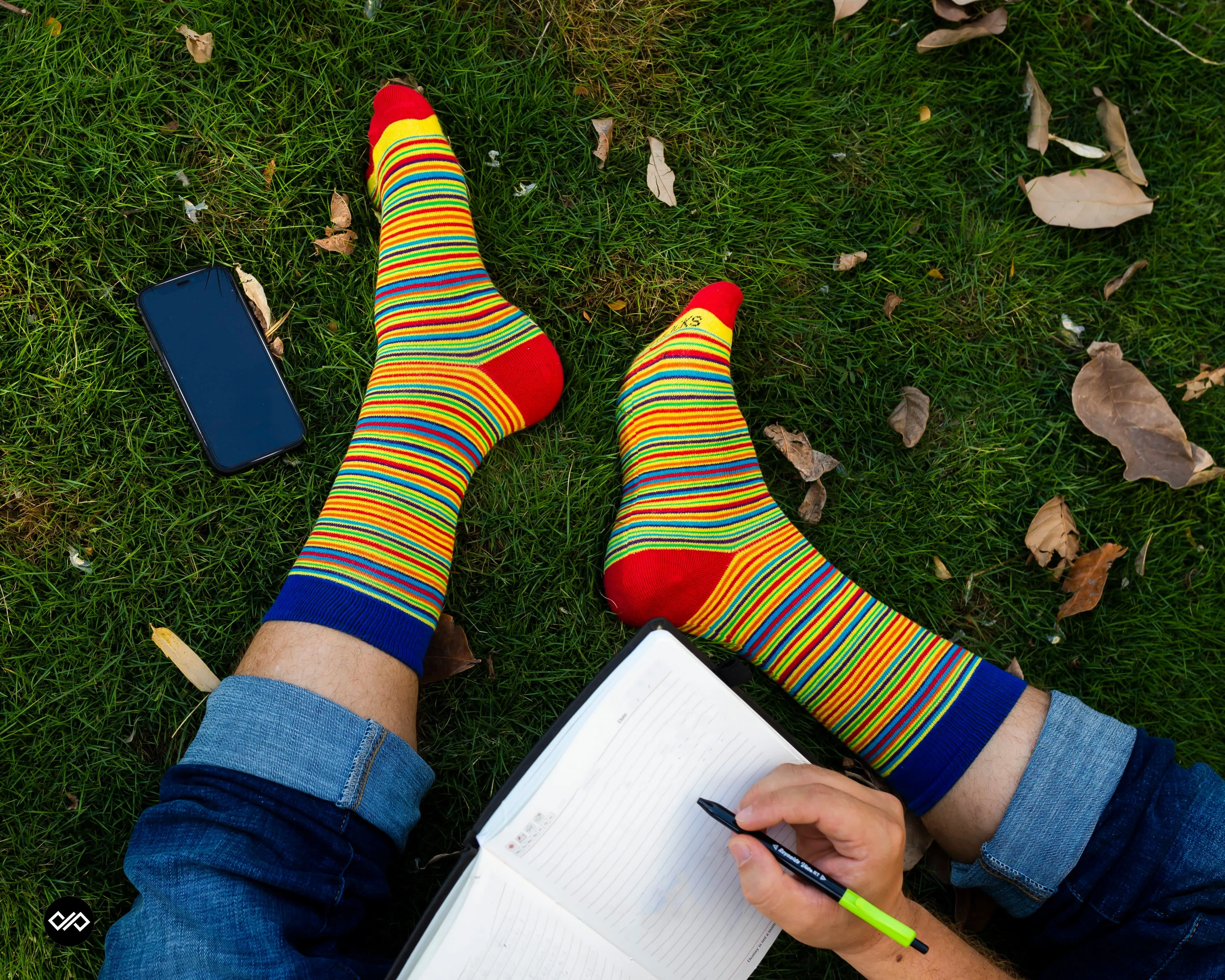 Unisex Crew Socks - Pack of 3: Modern Stripes for All Seasons