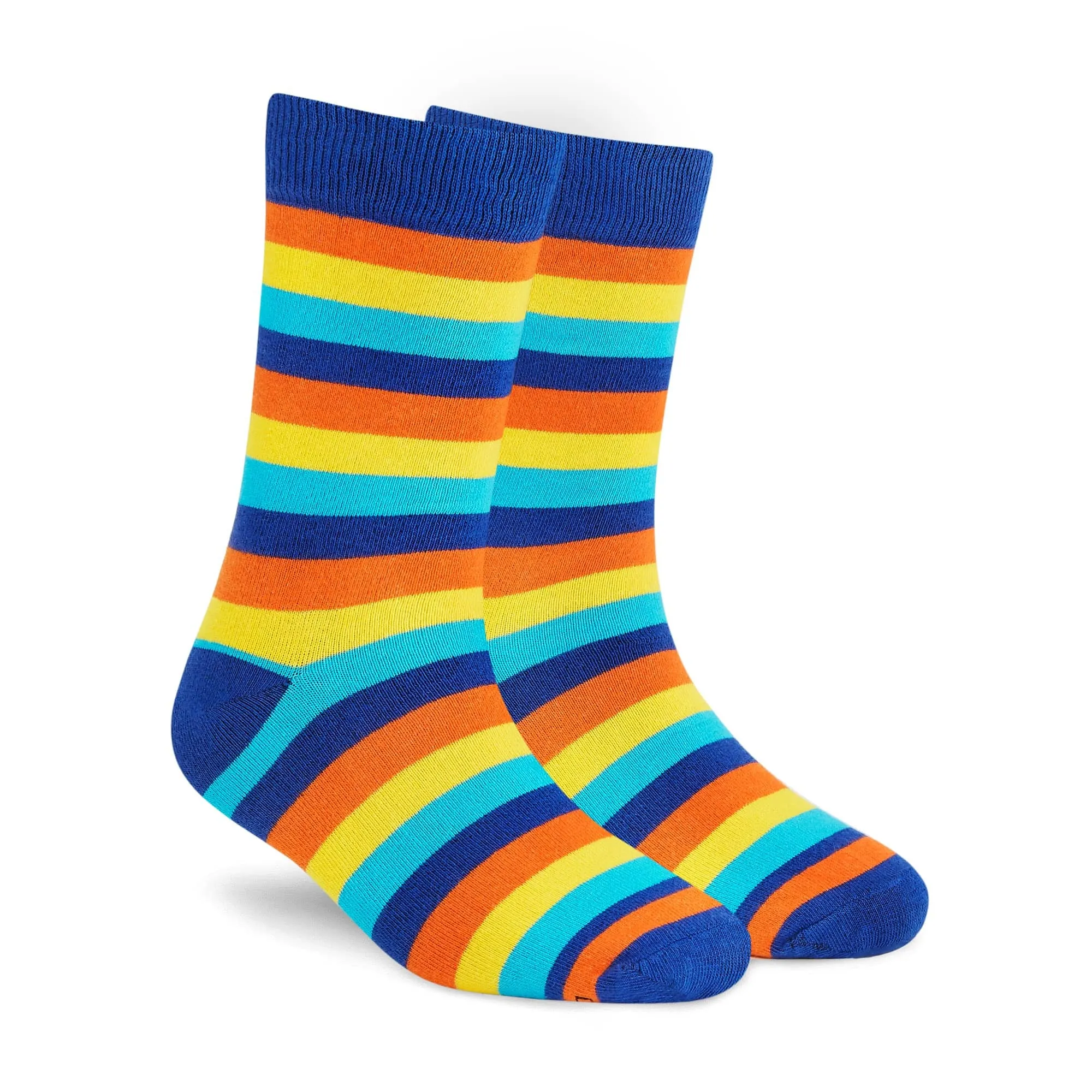 Unisex Crew Socks - Pack of 3: Modern Stripes for All Seasons
