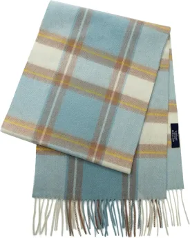 Wool Plaid Scarf for Men and Women, Elegant Lightweight Wrap Shawl, Unisex Warm Winter Womens Mens Scarves Wool